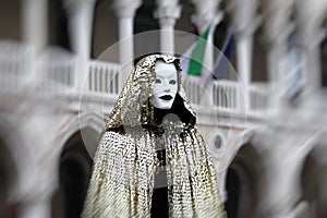 Italy Ã¢â¬â Venezia - Carnival - Eerie mask photo